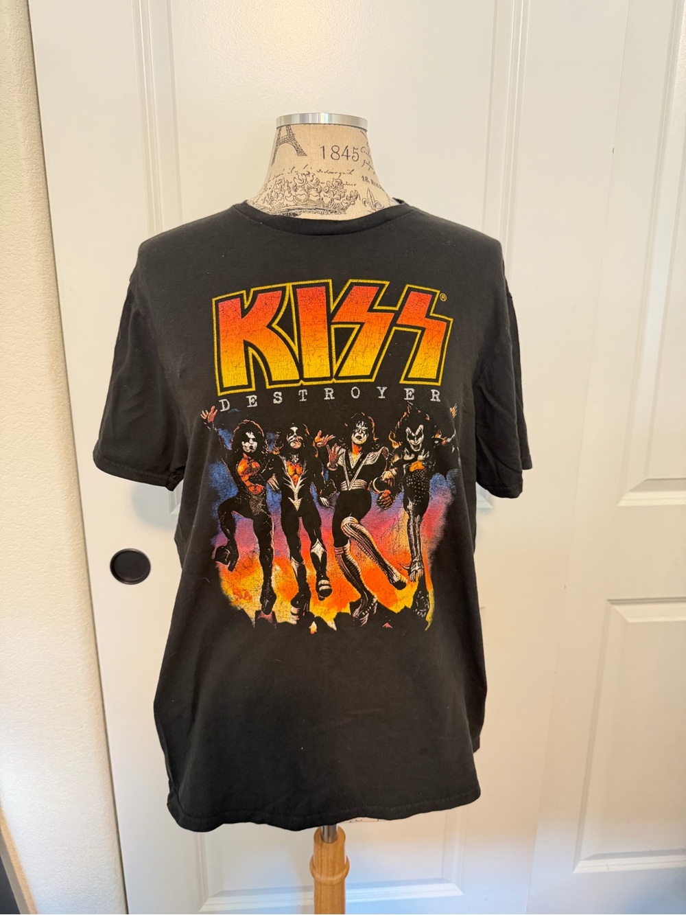 Kiss Black Destroyer Tee